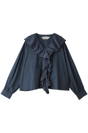 ミディウミ/MidiUmiのfront raffle shirt シャツ(110400/110403)