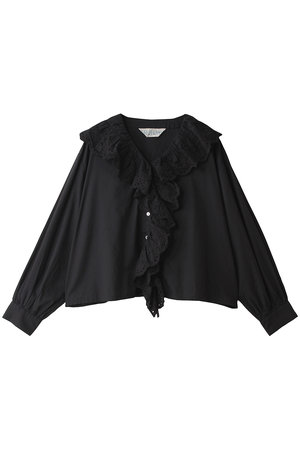 ミディウミ/MidiUmiのfront raffle shirt シャツ(110400/110403)