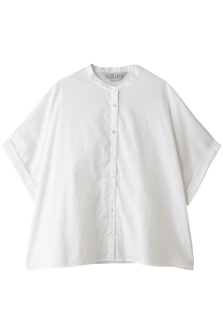 ミディウミ/MidiUmiのchambray wide shirt シャツ(off whiteC/2-730231)