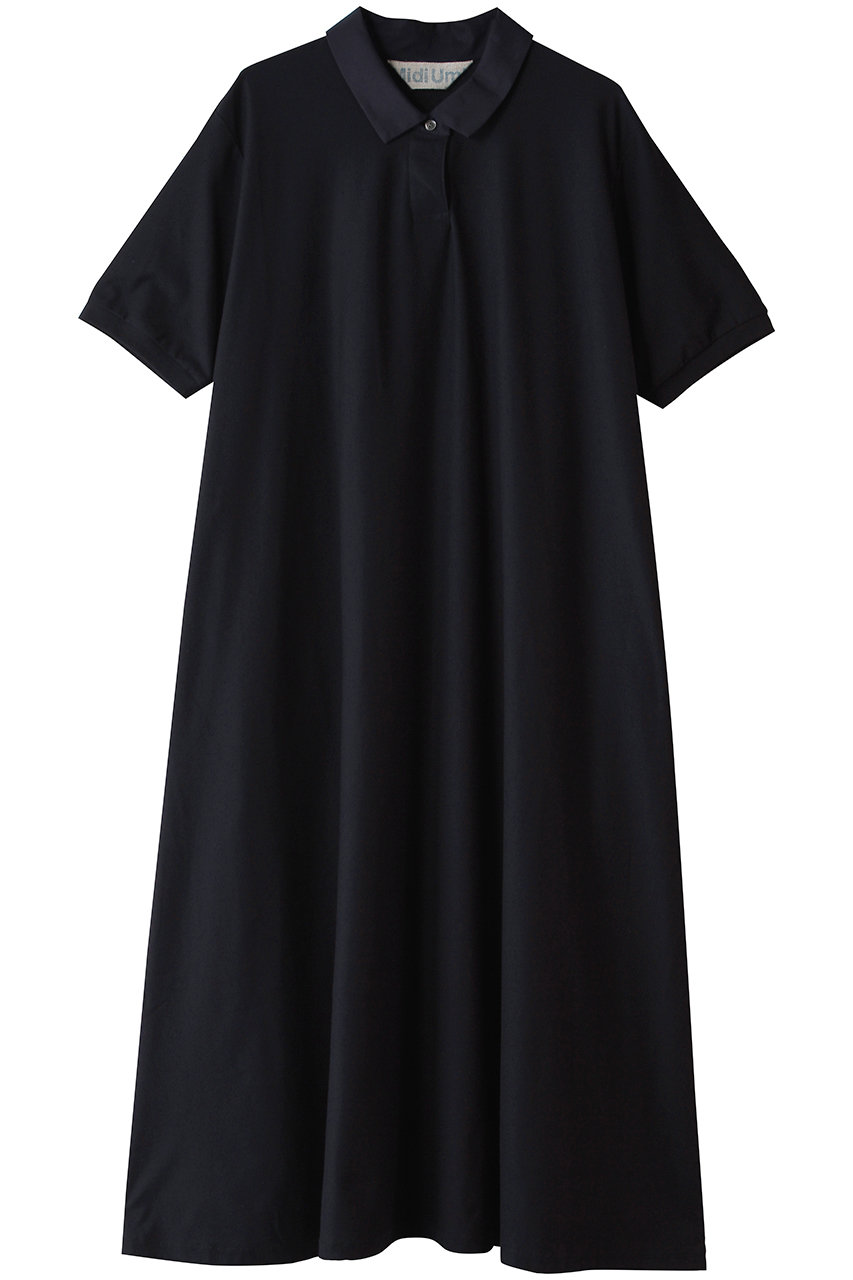 ミディウミ/MidiUmiのpolo flare OP ワンピース(navy/1-75983361)