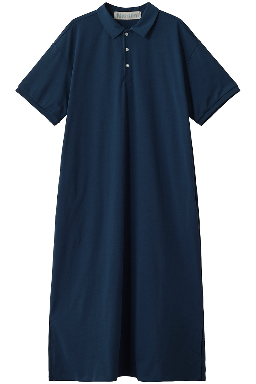 ミディウミ/MidiUmiのwide polo OP ワンピース(navy/2-759941)
