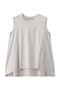 crew neck  n/s  flare tank top トップ ミディウミ/MidiUmi l.gray