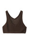 mesh bustier vest ベスト ミディウミ/MidiUmi brown