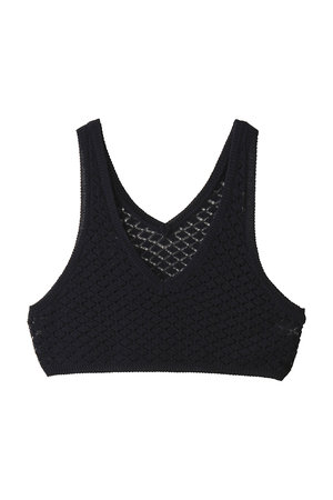 ミディウミ/MidiUmiのmesh bustier vest ベスト