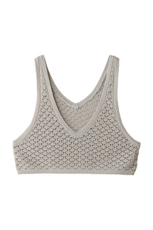 ミディウミ/MidiUmiのmesh bustier vest ベスト