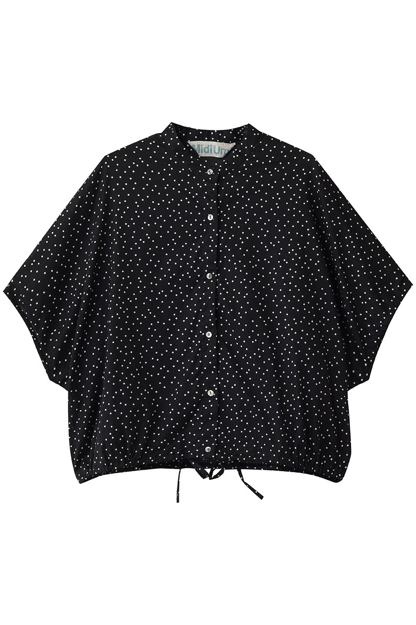 ミディウミ/MidiUmiのwide balloon shirt シャツ(blackA/2-730066)