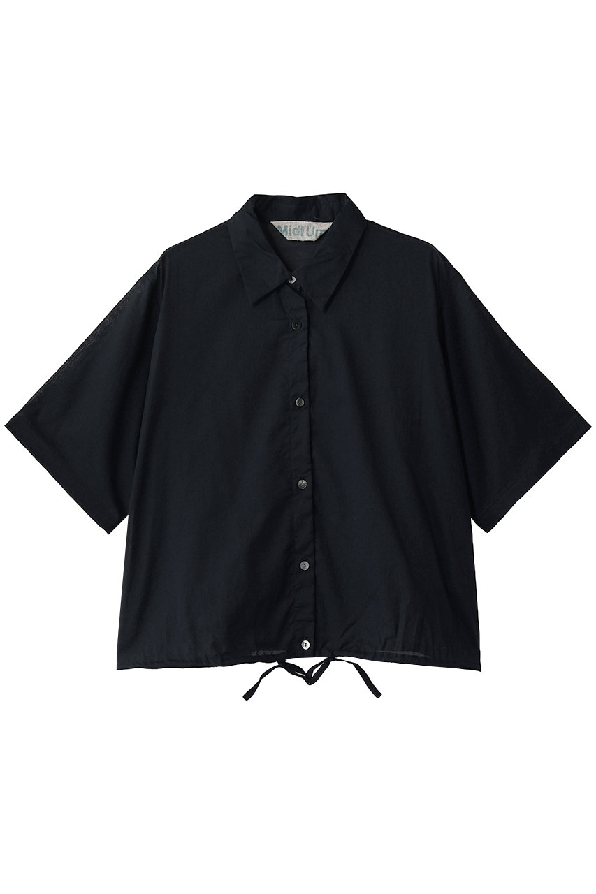 ミディウミ/MidiUmiのh/s balloon shirt シャツ(navy/2-730067)