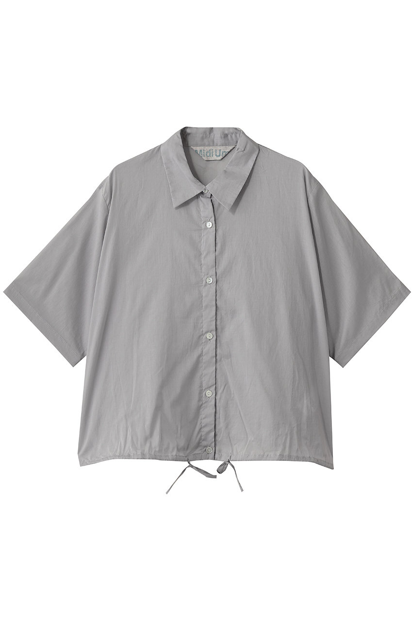 ミディウミ/MidiUmiのh/s balloon shirt シャツ(gray/2-730067)