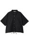 h/s balloon shirt シャツ ミディウミ/MidiUmi blackA