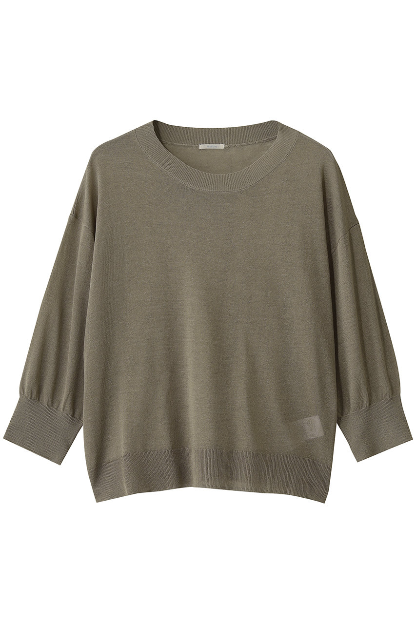 ミディウミ/MidiUmiのsheer knit PO プルオーバー(beige/2-720064)