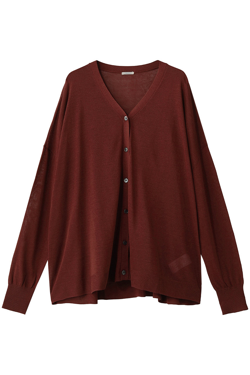 ミディウミ/MidiUmiのsheer knit PO プルオーバー(orange/2-720063)