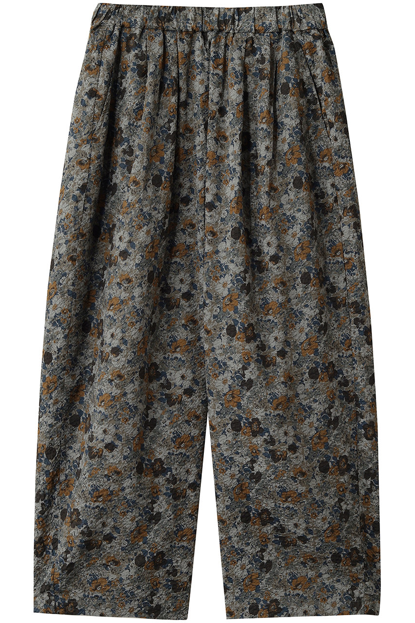 ミディウミ/MidiUmiのflower print easy PT パンツ(khaki/2-760228)