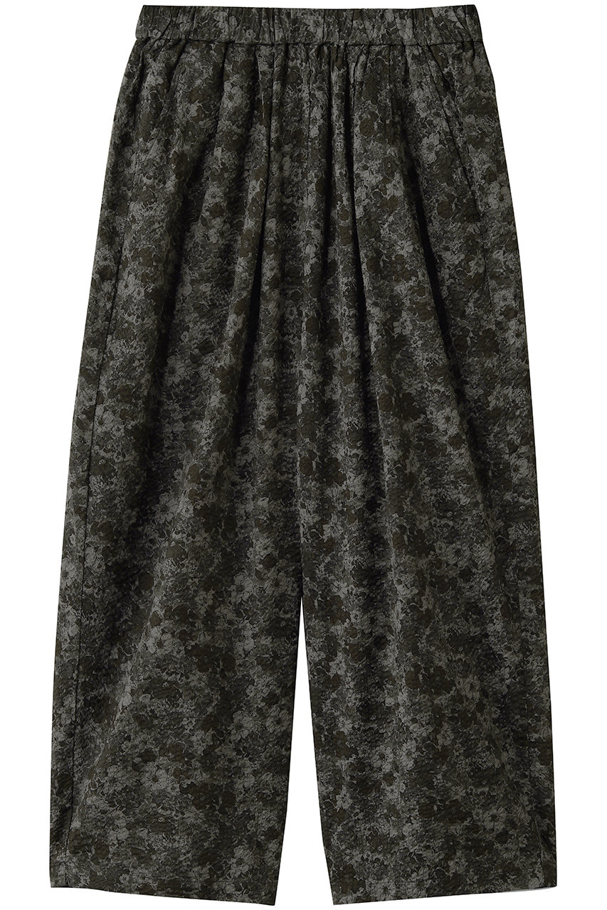 ミディウミ/MidiUmiのflower print easy PT パンツ(black/2-760228)