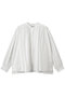 gathered wide shirt シャツ ミディウミ/MidiUmi off white