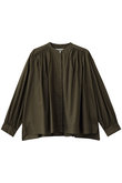 gathered wide shirt シャツ