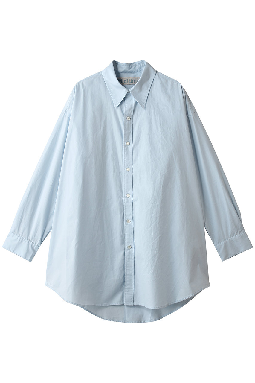 ミディウミ/MidiUmiのover sized shirt シャツ(l.blue/3-730289)