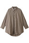 over sized shirt シャツ ミディウミ/MidiUmi brown