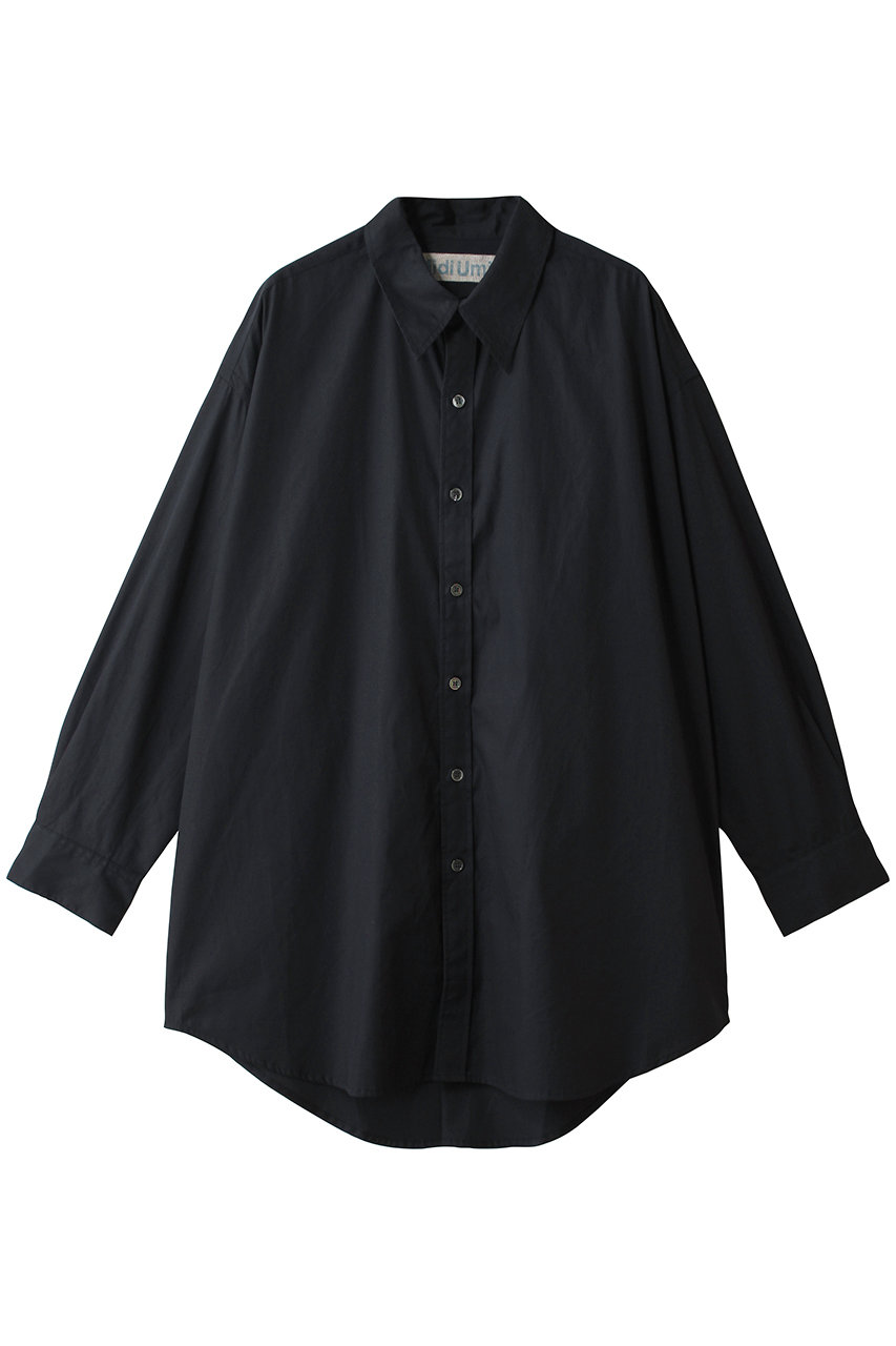 ミディウミ/MidiUmiのover sized shirt シャツ(navyA/3-730289)