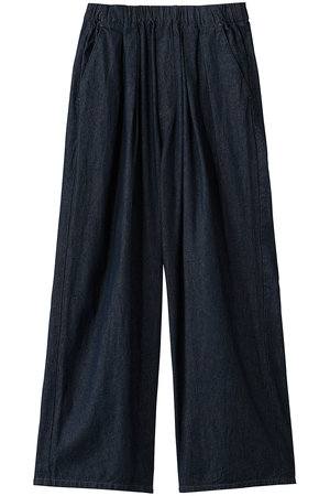 ミディウミ/MidiUmiのdenim wide tuck PT パンツ(110600/110604)