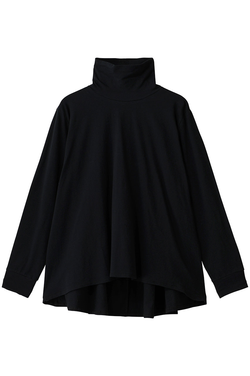 ミディウミ/MidiUmiのhigh neck flare PO プルオーバー(black/3-71999863)