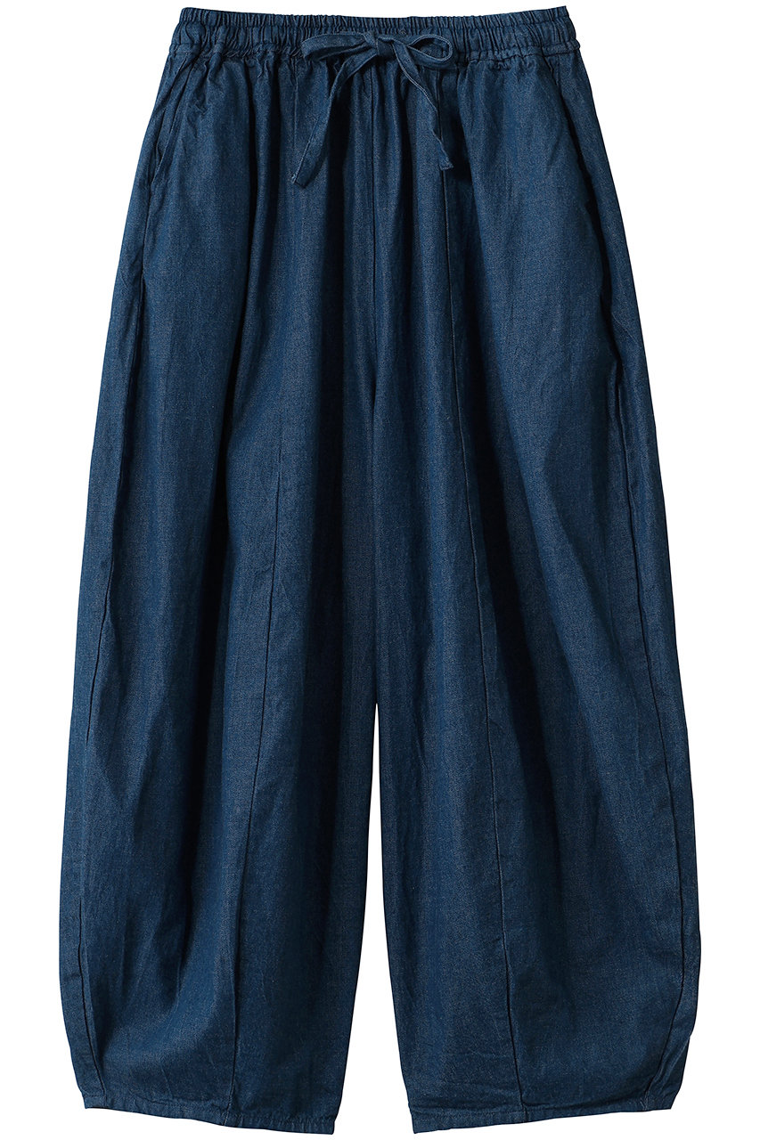 ミディウミ/MidiUmiのdenim cocoon easy PT パンツ(l.blue/3-76975363)