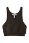 pile boa knit vest ベスト ミディウミ/MidiUmi brown