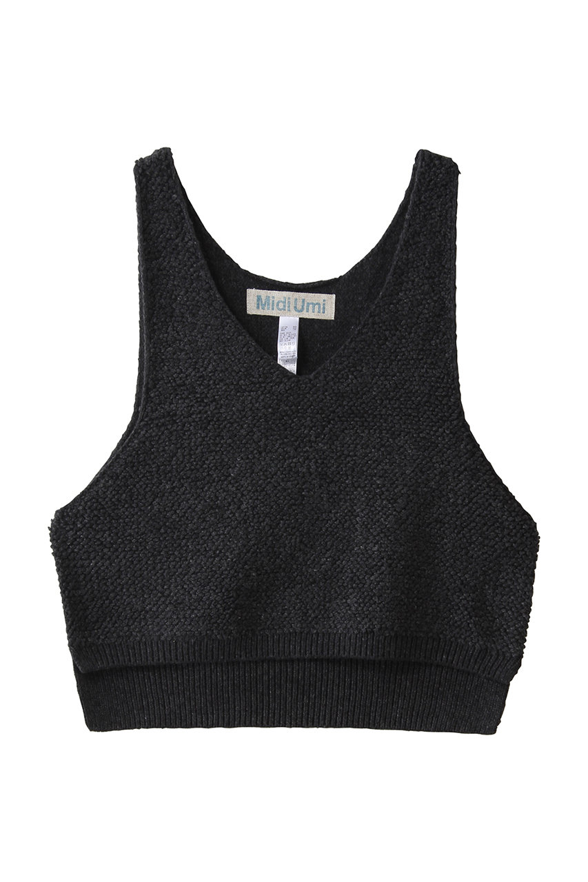 ミディウミ/MidiUmiのpile boa knit vest ベスト(c.gray/3-72994763)