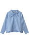scarf like short shirt シャツ ミディウミ/MidiUmi l.blue
