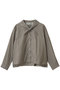 scarf like short shirt シャツ ミディウミ/MidiUmi brown