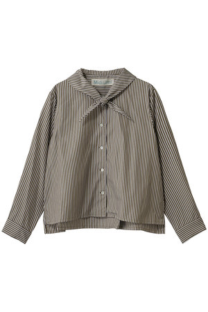 ミディウミ/MidiUmiのscarf like short shirt シャツ(110400/110403)