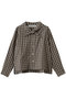 scarf like short shirt シャツ ミディウミ/MidiUmi brownA