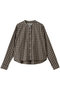 patterned short shirt シャツ ミディウミ/MidiUmi brownA