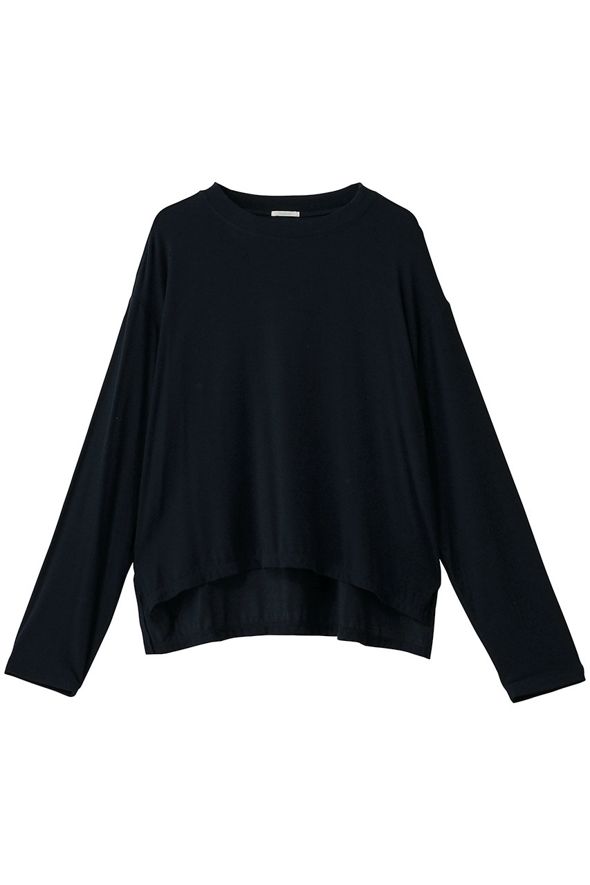 ミディウミ/MidiUmiのsmooth wool blend P/O プルオーバー(navy/3-710305)