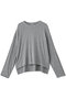 smooth wool blend P/O プルオーバー ミディウミ/MidiUmi gray