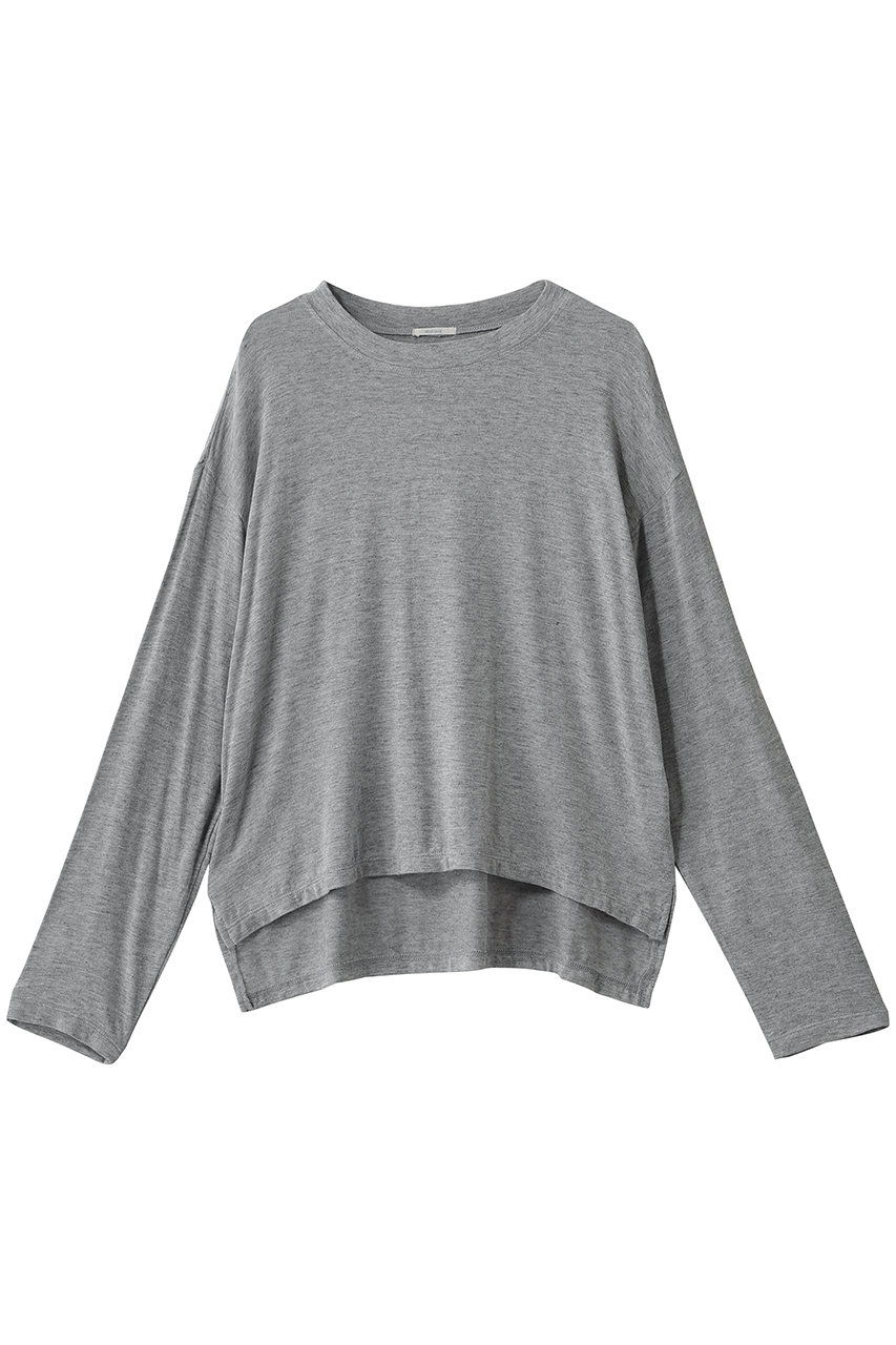 ミディウミ/MidiUmiのsmooth wool blend P/O プルオーバー(gray/3-710305)