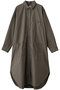 work shirt coat OP ワンピース ミディウミ/MidiUmi khaki