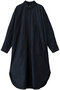 work shirt coat OP ワンピース ミディウミ/MidiUmi navy