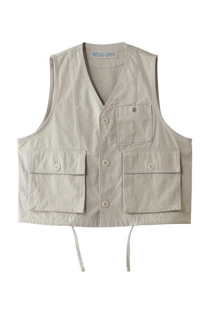 ミディウミ/MidiUmiのutility vest ベスト(110800/110806)