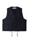 utility vest ベスト ミディウミ/MidiUmi navy