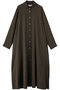 stand neck coat OP ワンピース ミディウミ/MidiUmi brown
