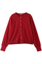 crew neck knit CD カーディガン ミディウミ/MidiUmi red