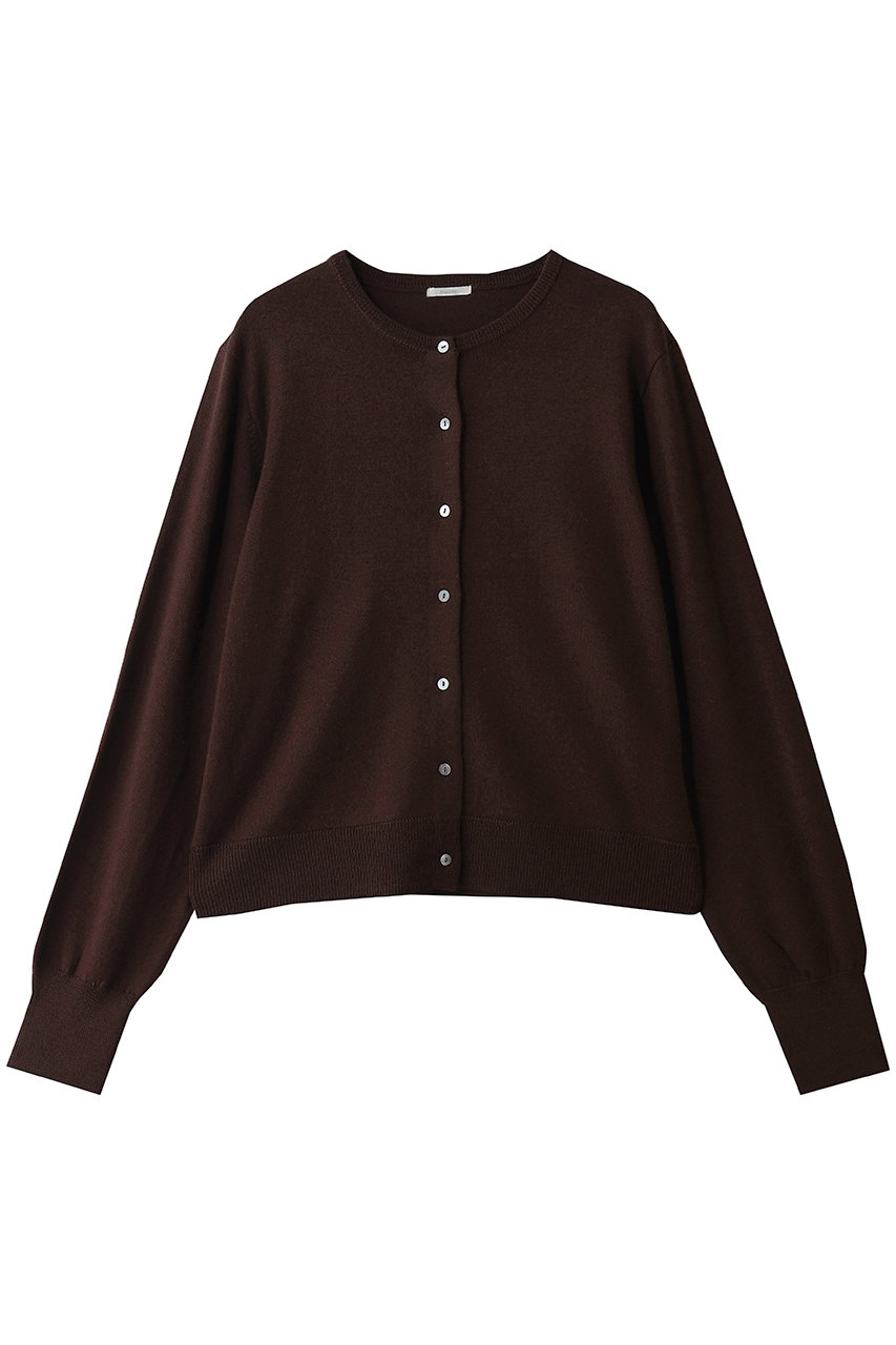 ミディウミ/MidiUmiのcrew neck knit CD カーディガン(brown/3-720278)