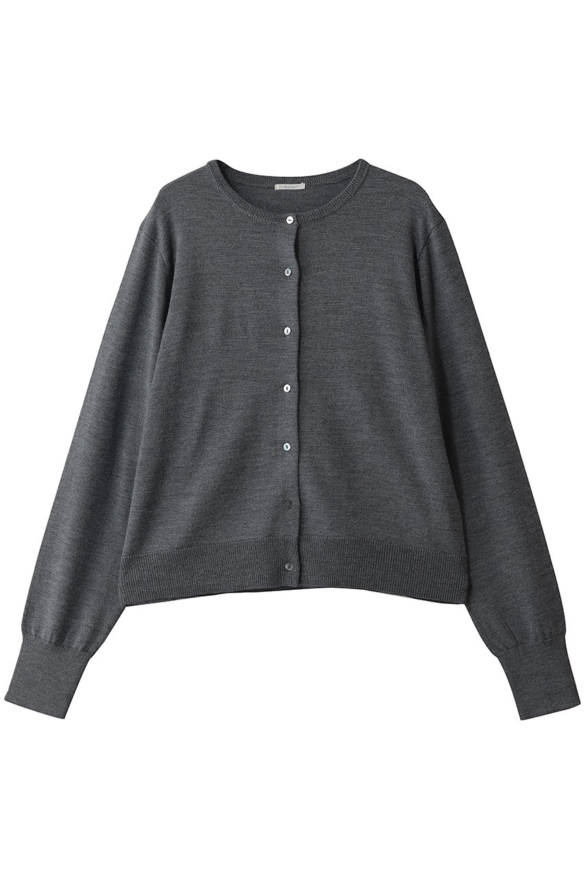 ミディウミ/MidiUmiのcrew neck knit CD カーディガン(c.gray/3-720278)
