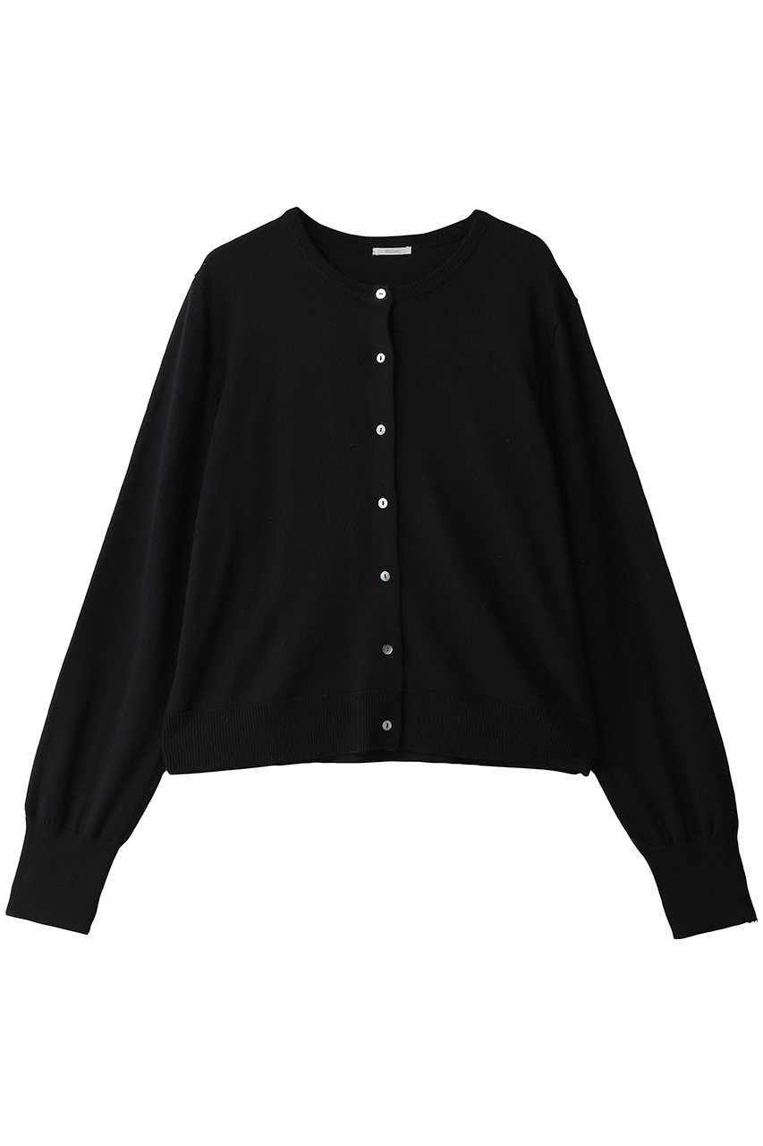 ミディウミ/MidiUmiのcrew neck knit CD カーディガン(black/3-720278)