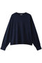 crew neck knit PO プルオーバー ミディウミ/MidiUmi navy