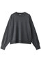 crew neck knit PO プルオーバー ミディウミ/MidiUmi c.gray
