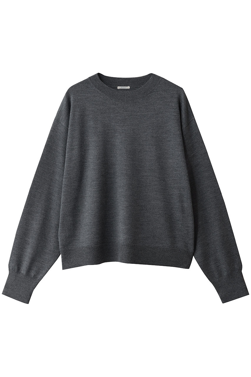 ミディウミ/MidiUmiのcrew neck knit PO プルオーバー(c.gray/3-720279)