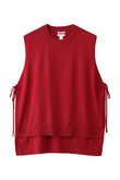 side ribbon vest ベスト