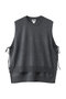 side ribbon vest ベスト ミディウミ/MidiUmi c.gray