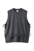side ribbon vest ベスト